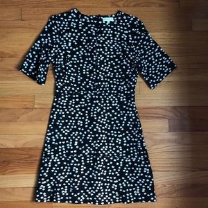 Warehouse (from ASOS) black and white daisy dress